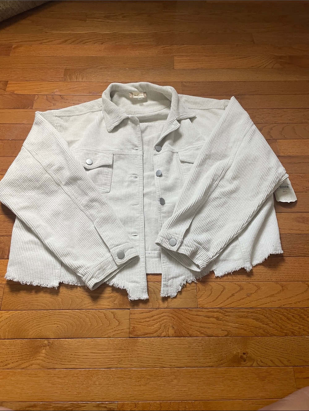 Altar'd State Ivory 100% cotton Jacket